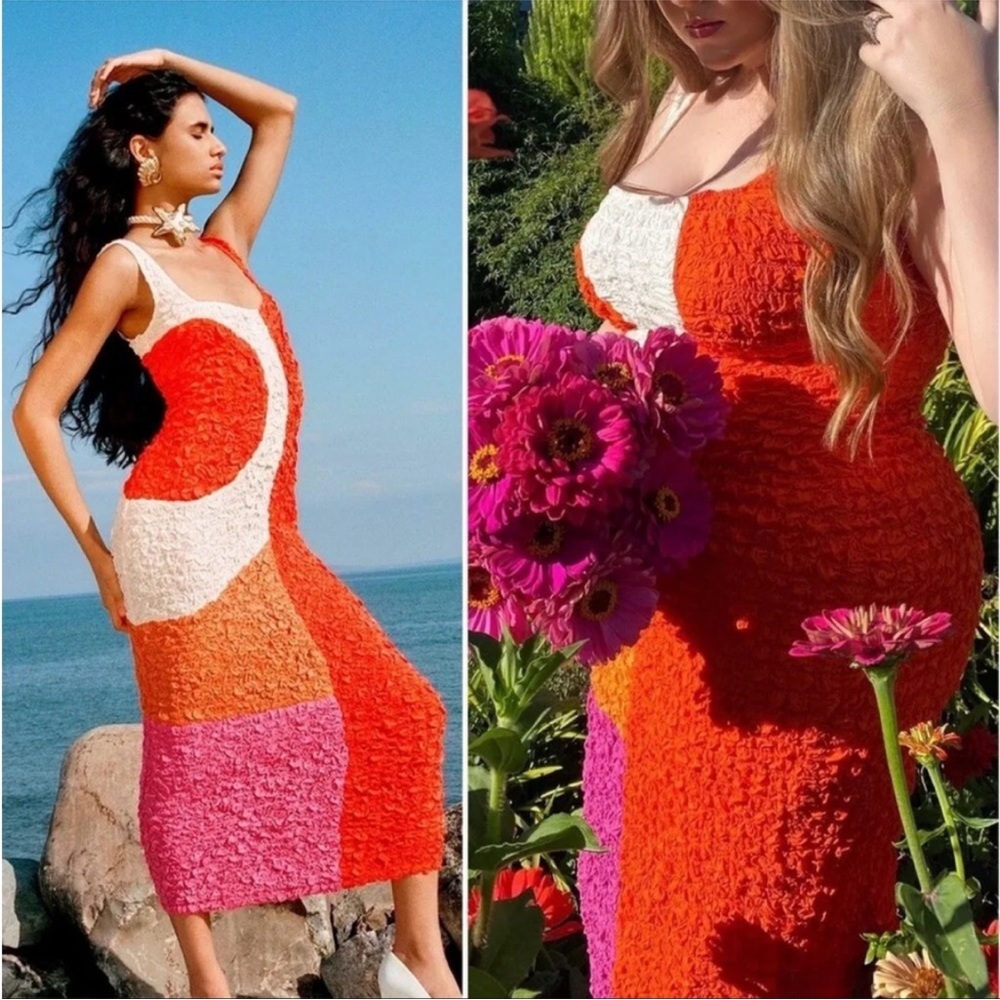 Like new MARA HOFFMAN Sloan Dress S $725 - Picture 4 of 12